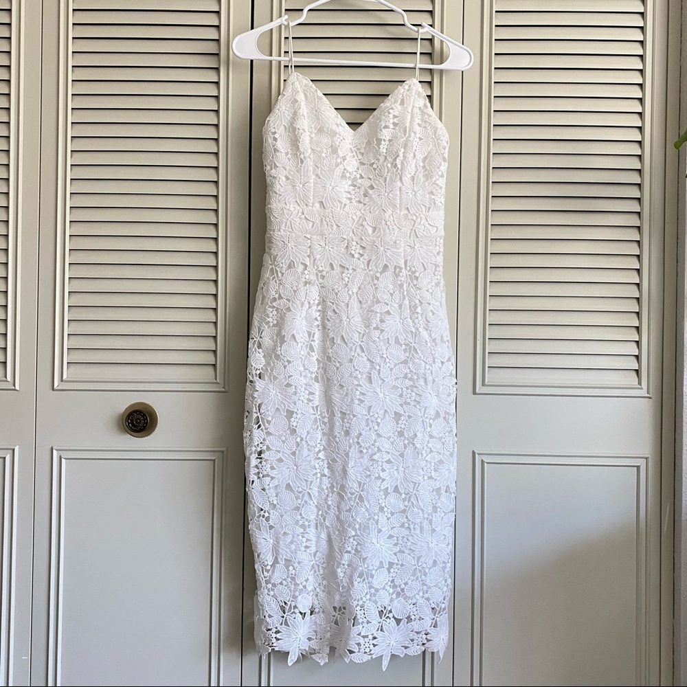 White Lace Midi Dress - Soprano from Nordstrom